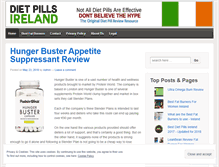 Tablet Screenshot of dietpillsireland.com